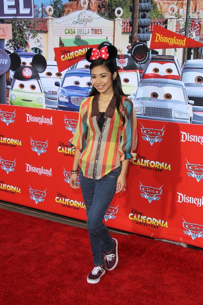 Anaheim, 13. Juni - Jessica Sanchez kommt am 13. Juni 2012 zur großen Eröffnung des Cars Land im California Adventure in Anaheim, ca foto