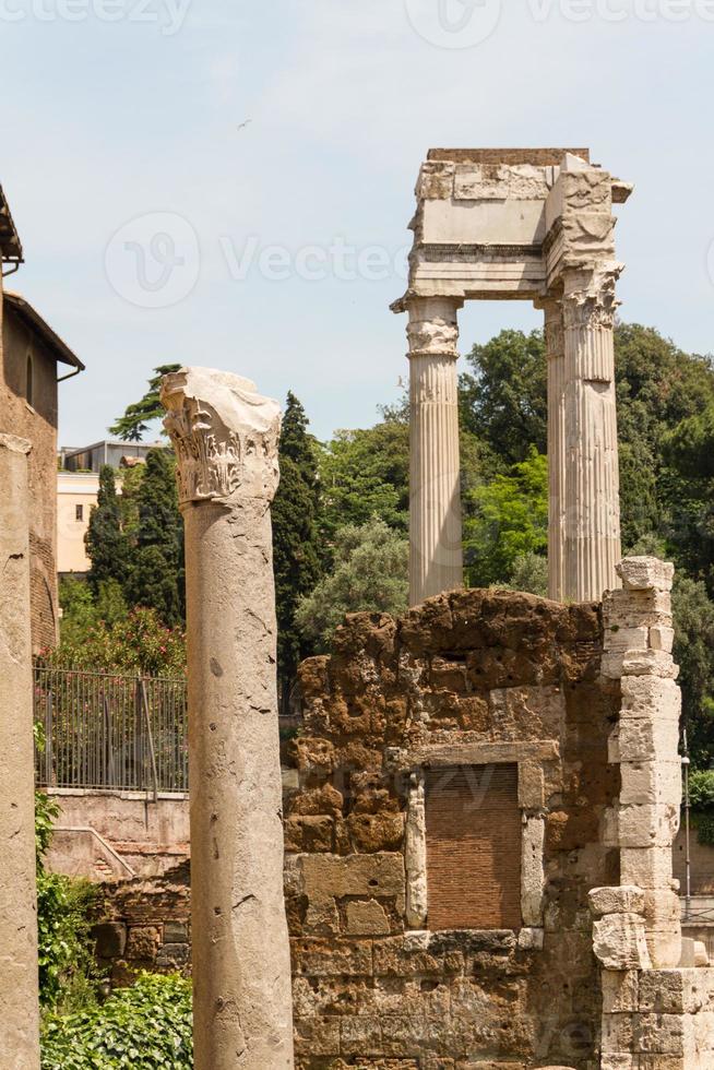 Ruinen von Teatro di Marcello, Rom - Italien foto