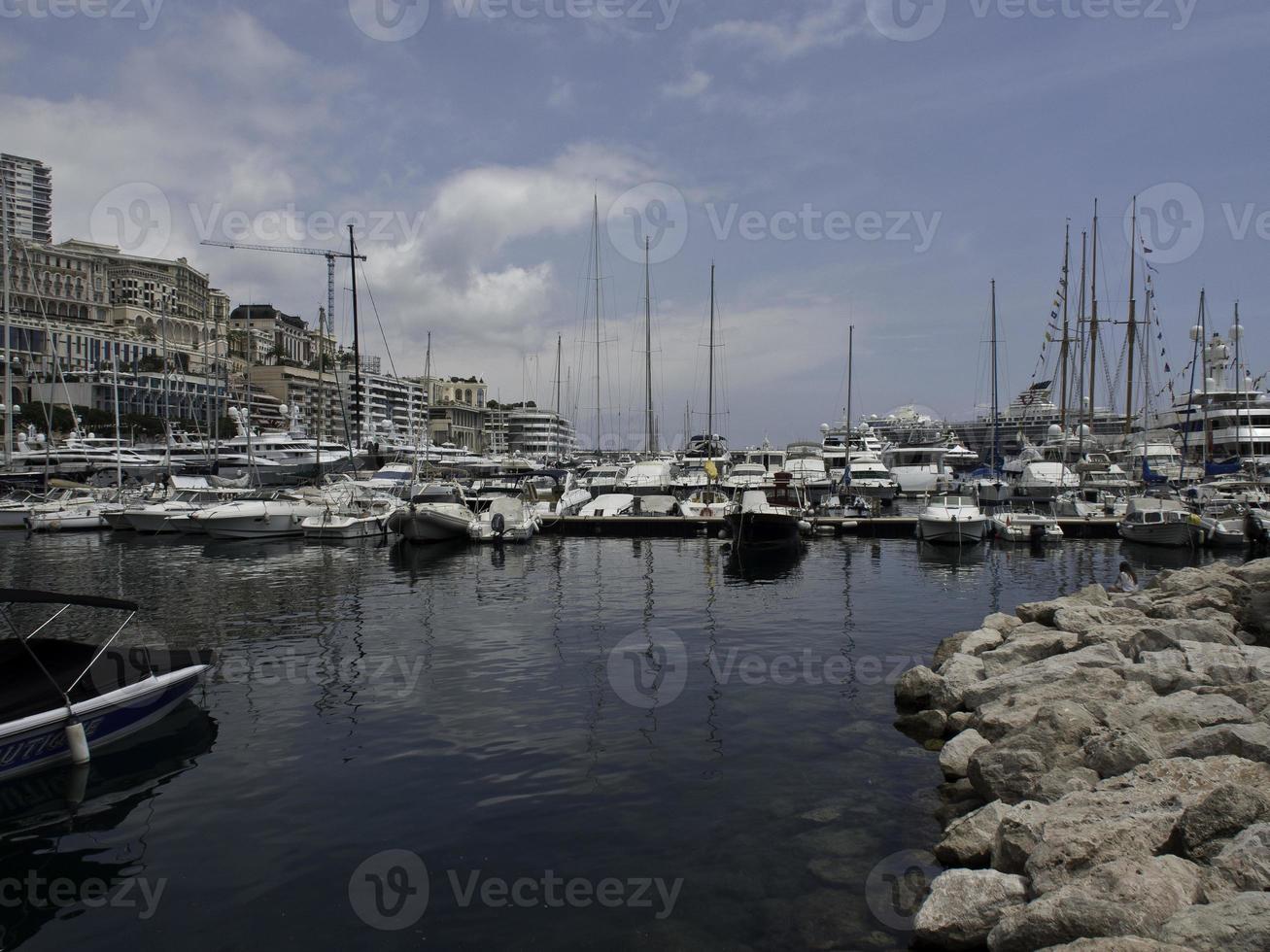 Monaco am Mittelmeer foto