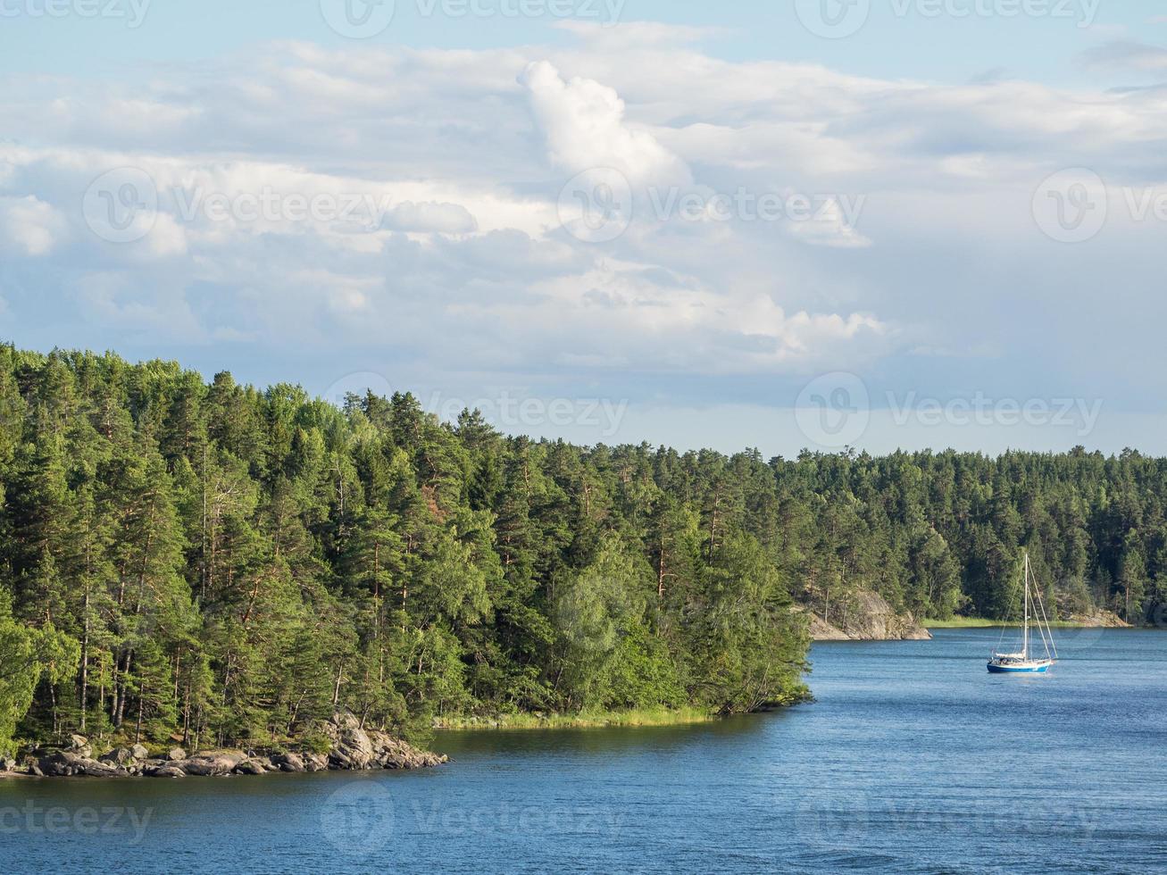 Stockholm und die Ostsee in Schweden foto