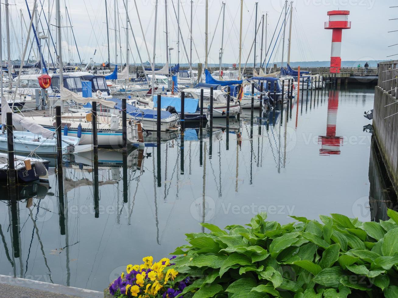 die stadt eckernförde an der ostsee foto