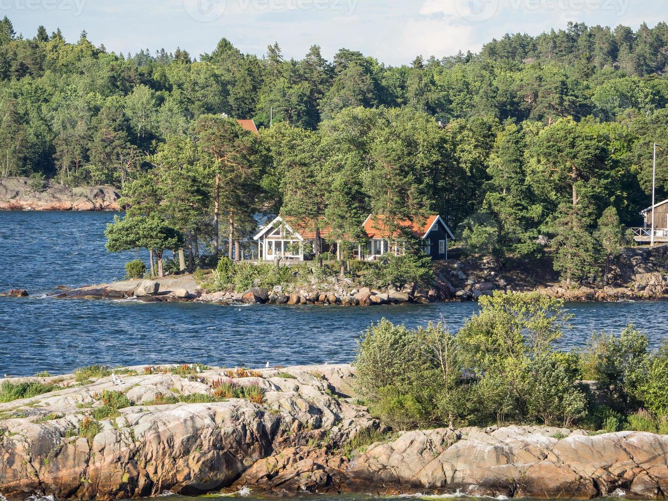 Stockholm und die Ostsee in Schweden foto