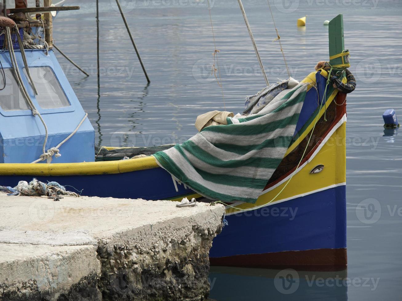 Hafen von Marsaxlokk auf der Insel Malta foto