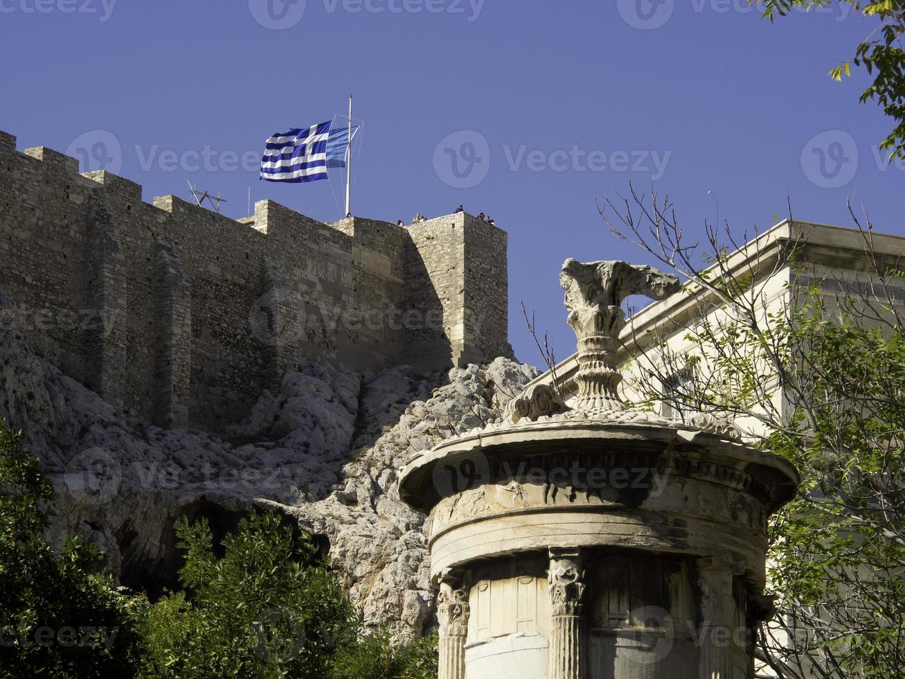 die Stadt Athen in Griechenland foto