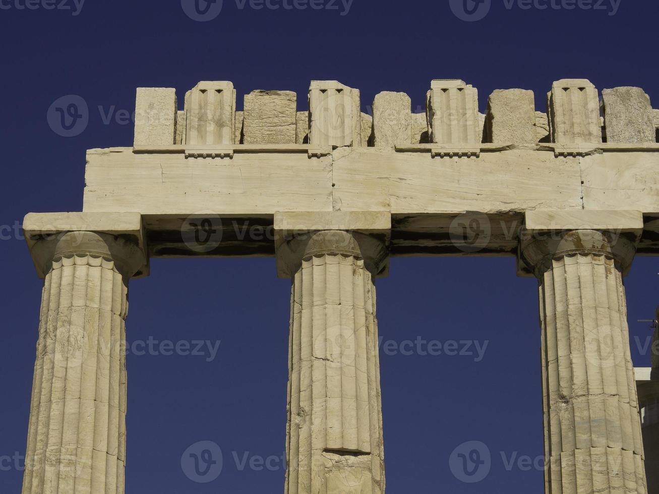 die Stadt Athen in Griechenland foto