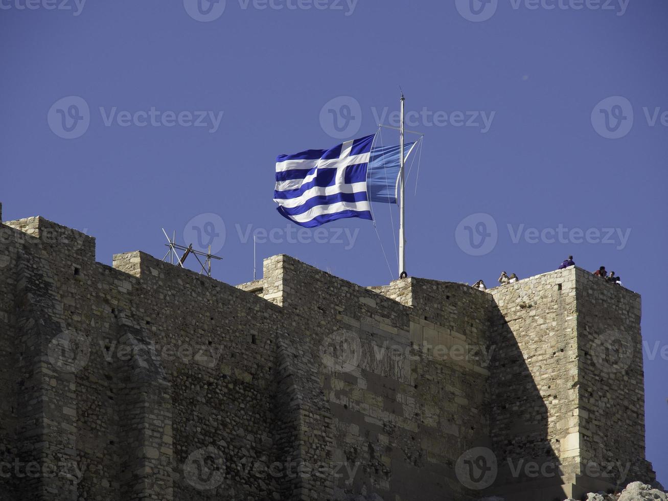 die Stadt Athen in Griechenland foto