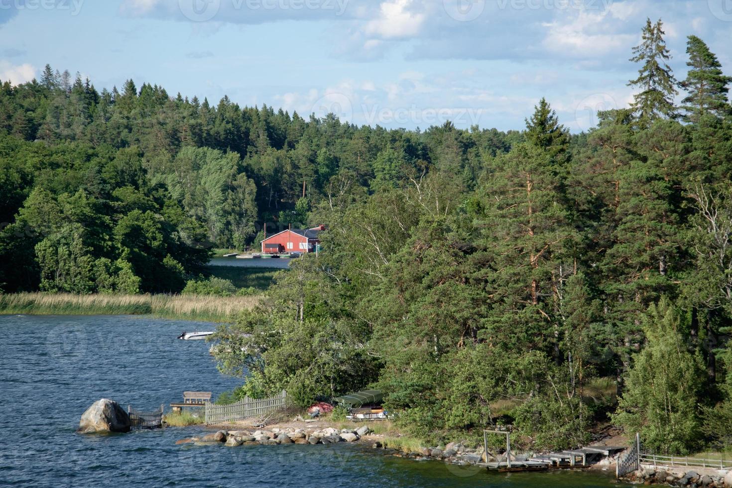 die ostsee bei stockholm foto