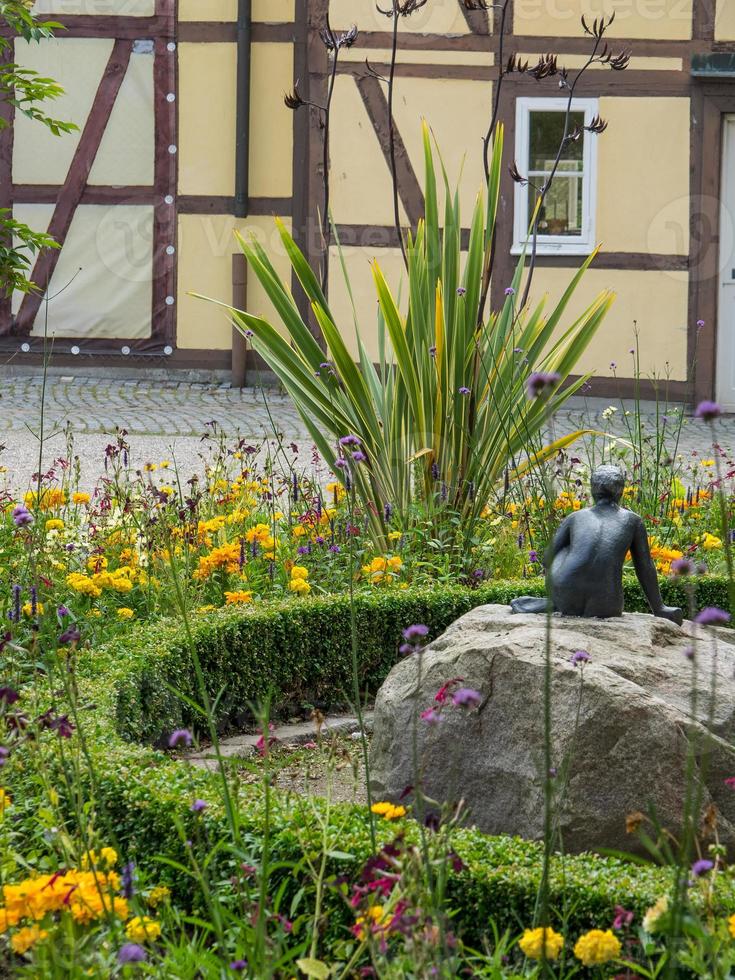 ystad stadt an der ostsee in schweden foto