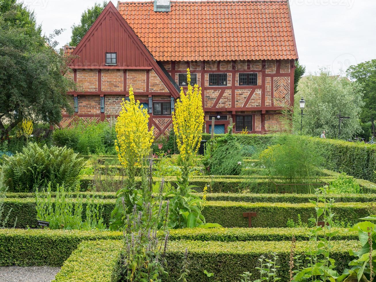 ystad stadt an der ostsee in schweden foto