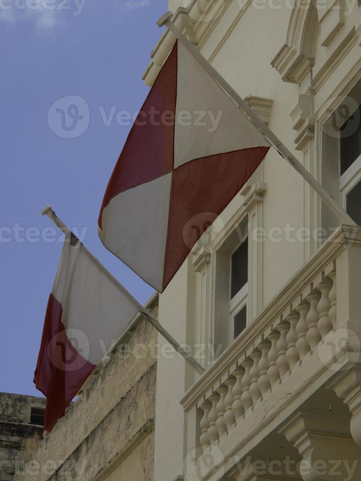 die stadt valetta auf der malta-insel foto