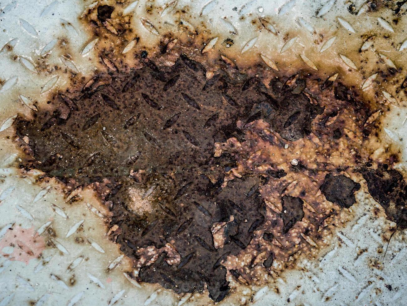 Rost auf Metall mit Textur. alte Eisenbrücke foto