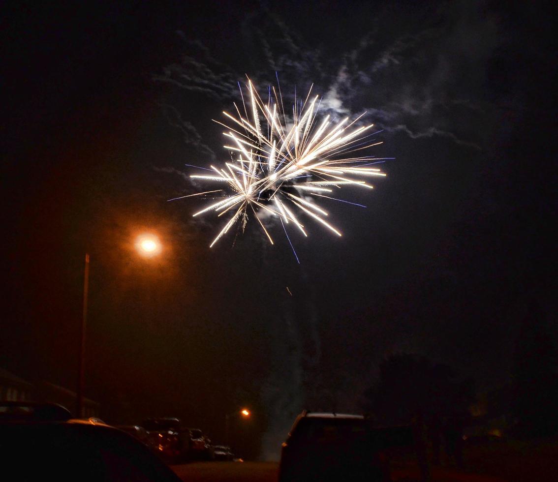 4. Juli Feuerwerk am Himmel foto