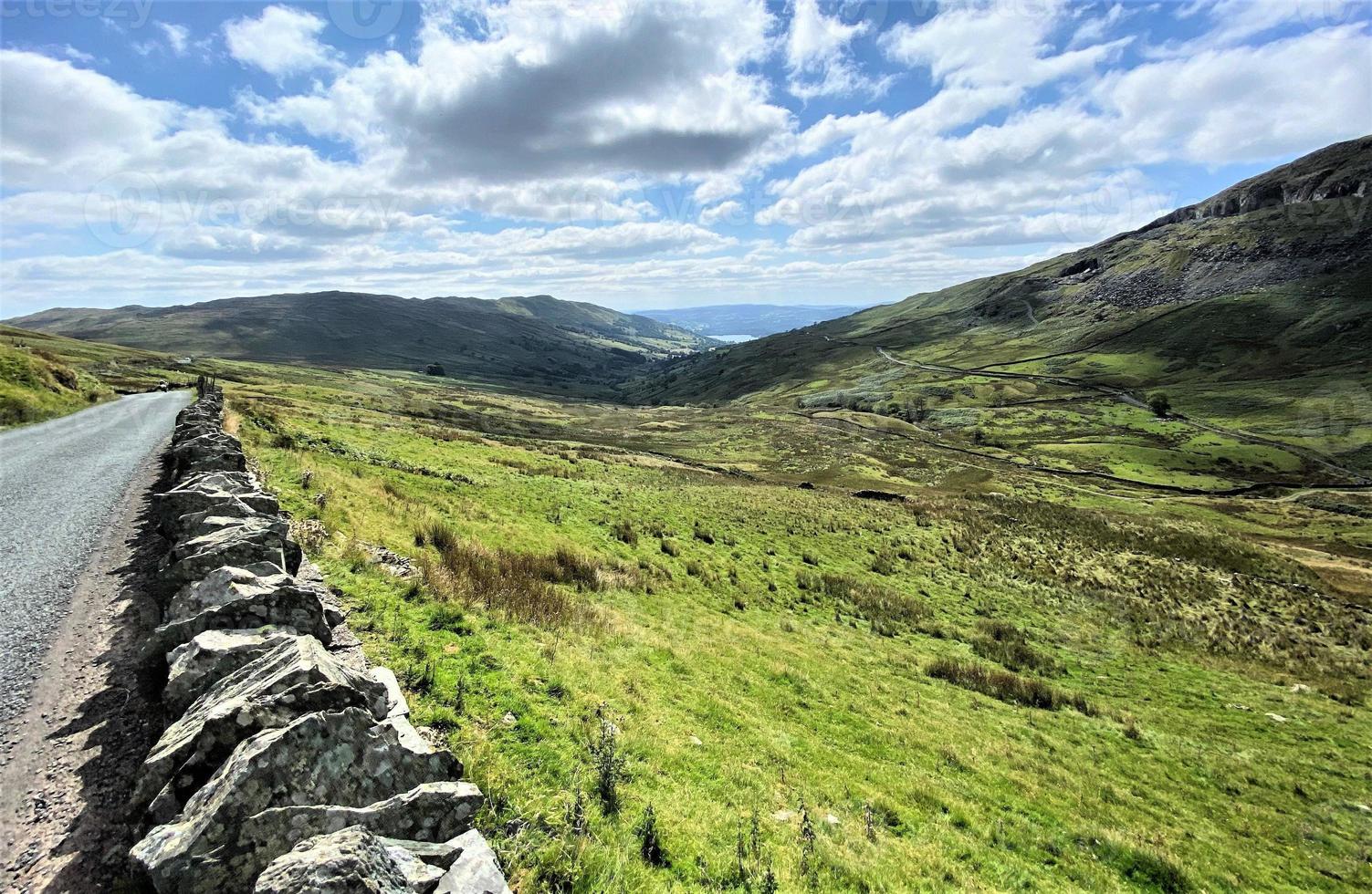 ein Blick auf den Lake District in der Nähe von Ullswater foto