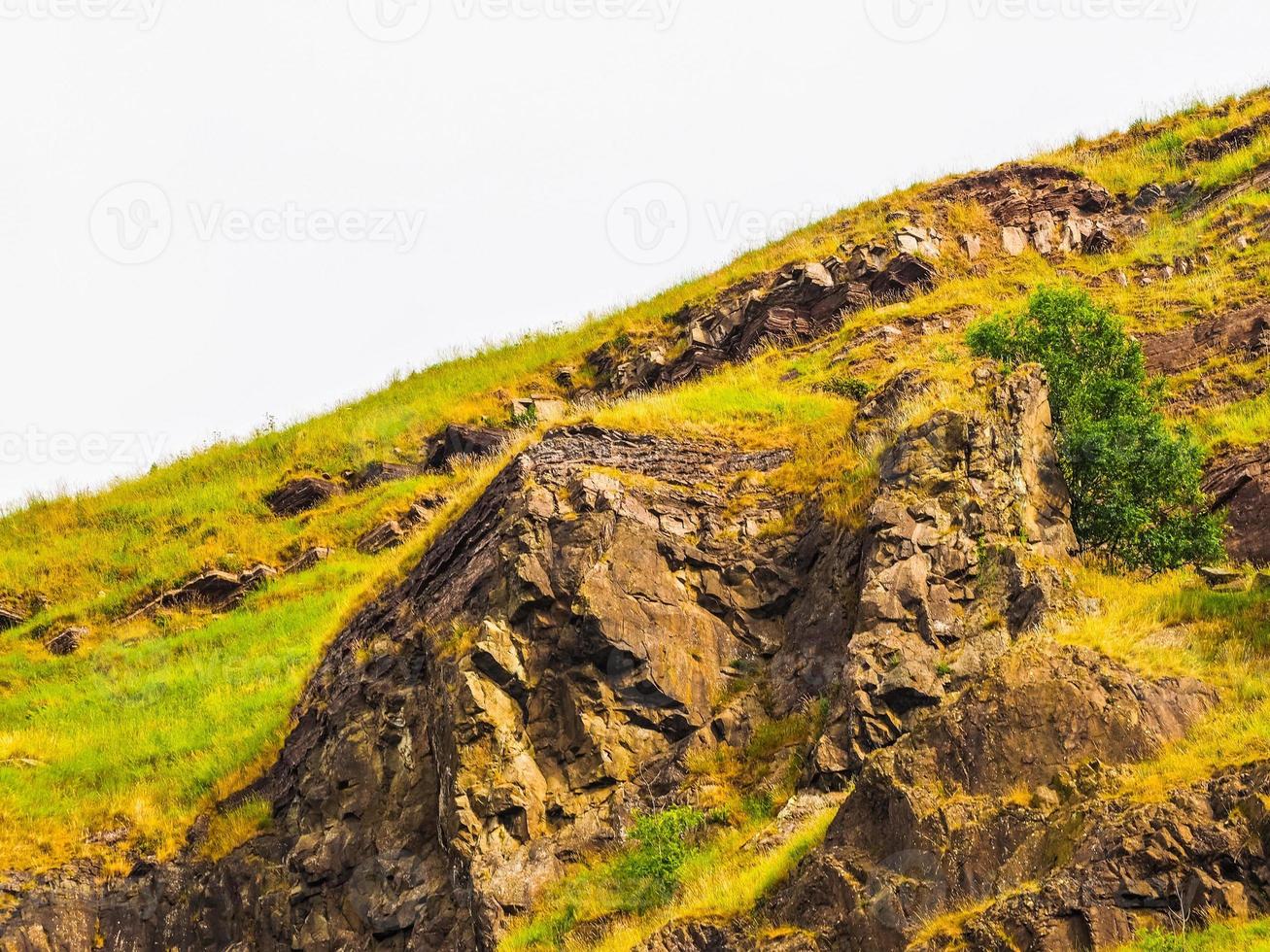 HDR Arthurs Sitz in Edinburgh foto