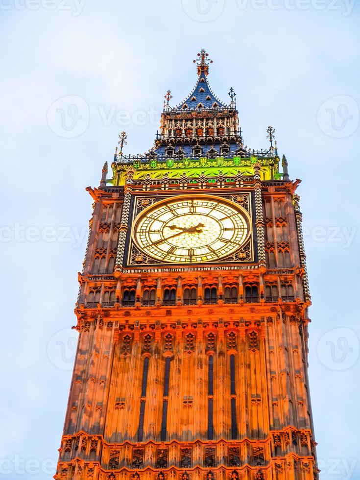 hdr big ben in london foto