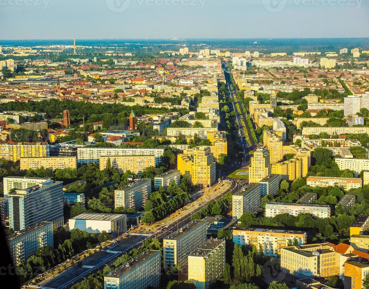 hdr luftaufnahme von berlin foto