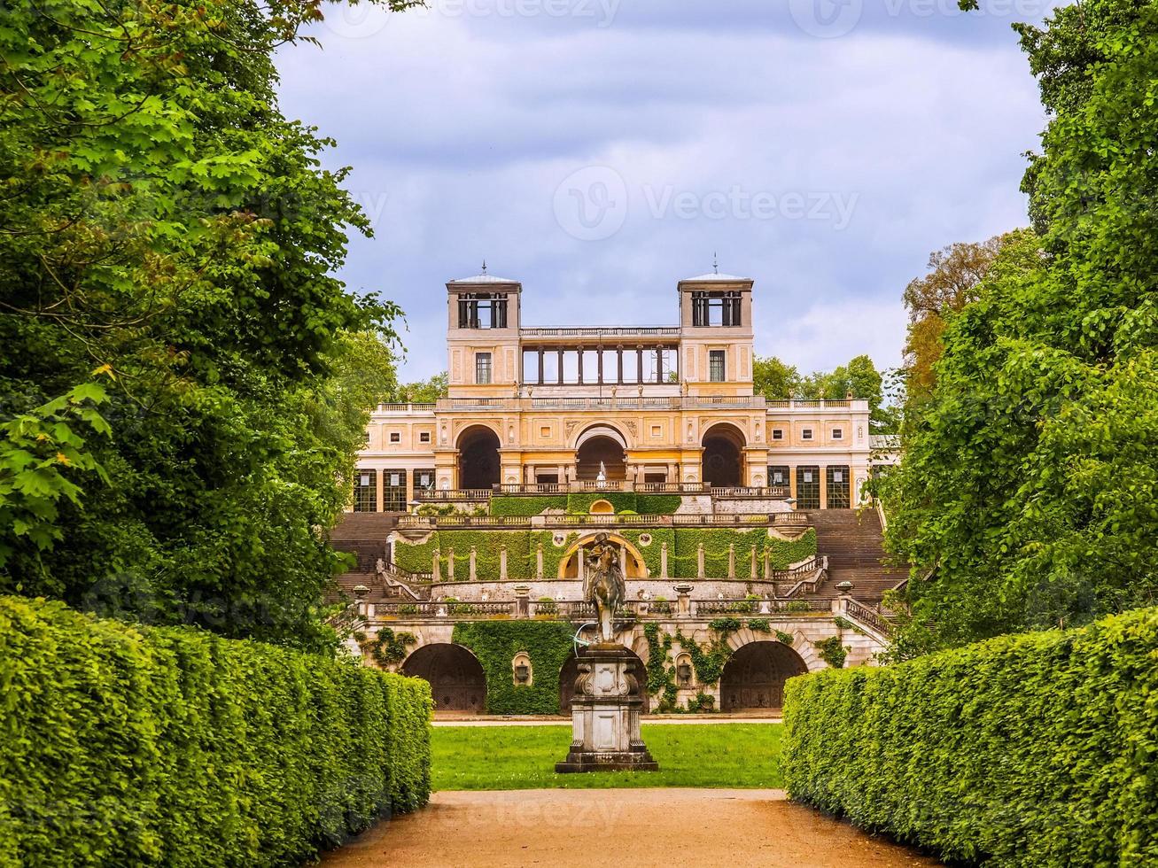 hdr orangerie in potsdam foto