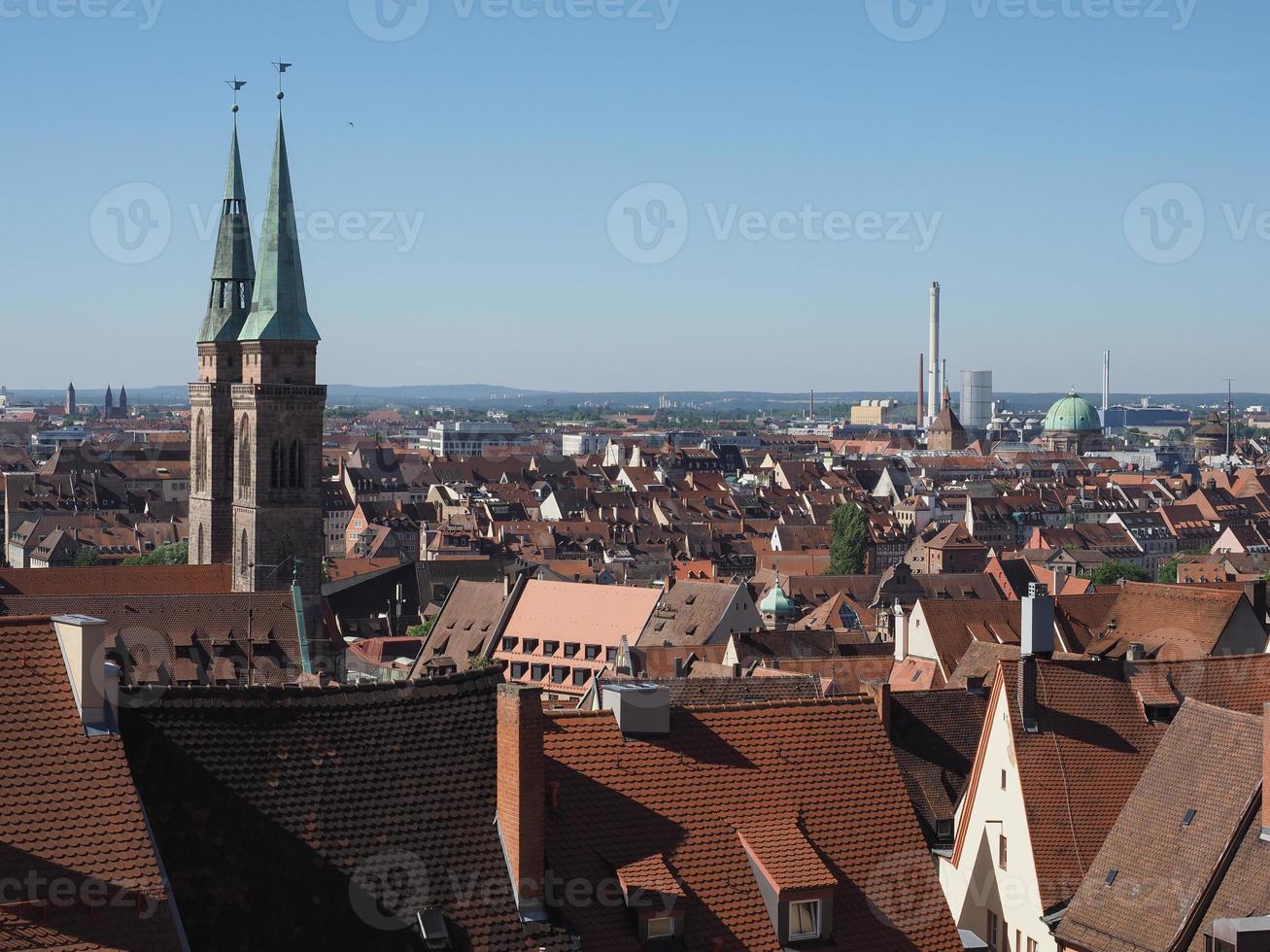 Luftaufnahme von Nürnberg foto