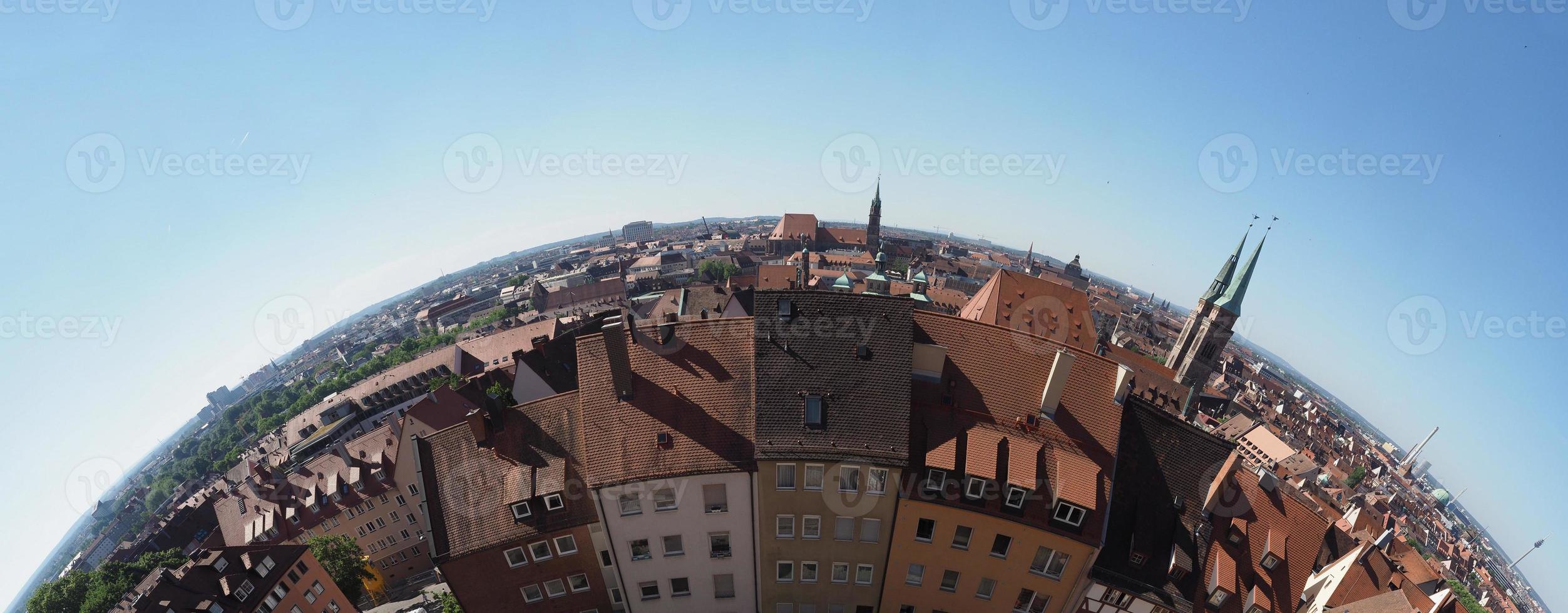 Luftaufnahme von Nürnberg foto