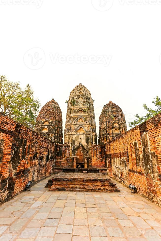 Sukhothai historischen Park die Altstadt von Thailand foto