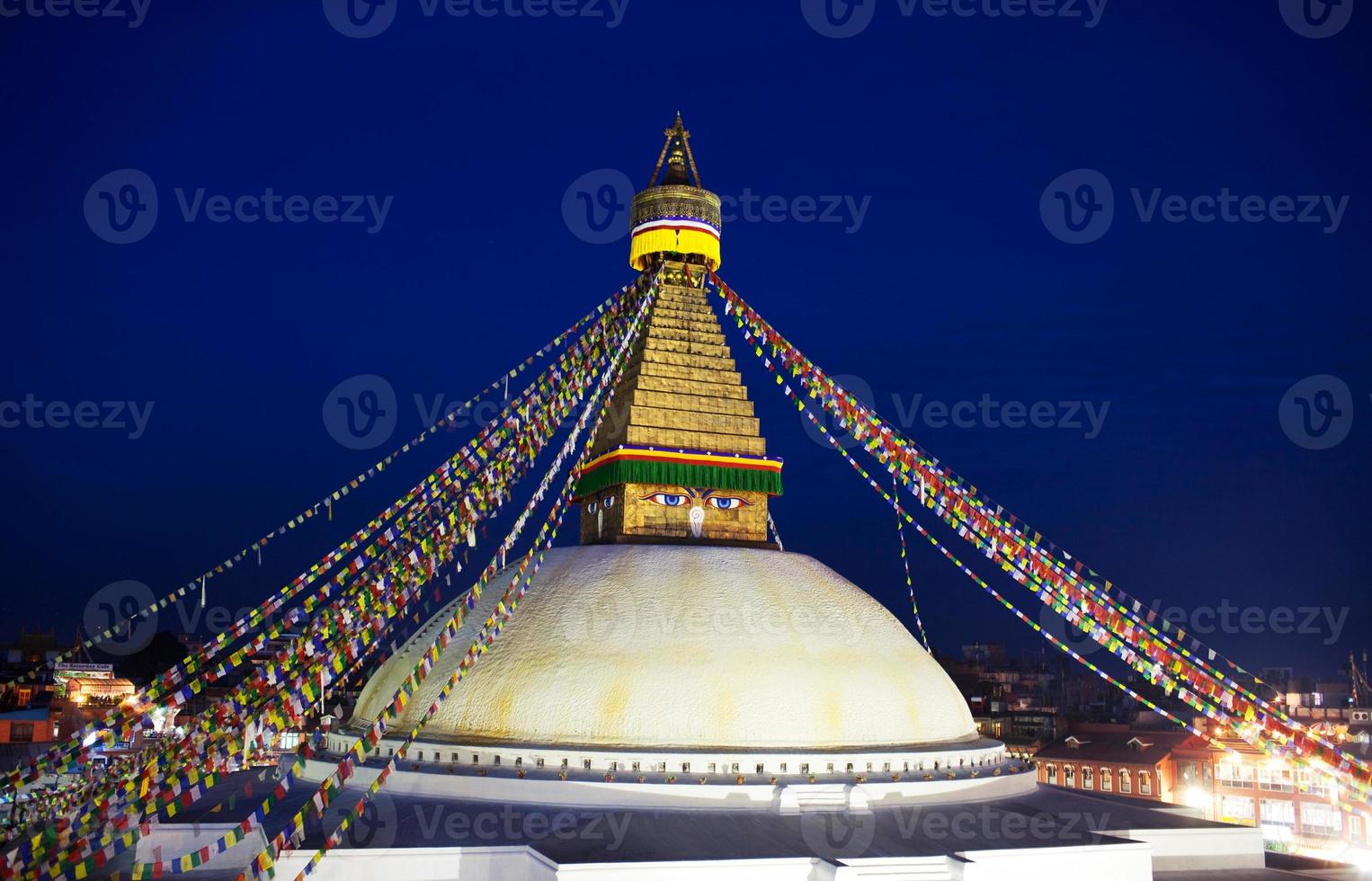 Boudhanath Stupa in Kathmandu, Nepal foto