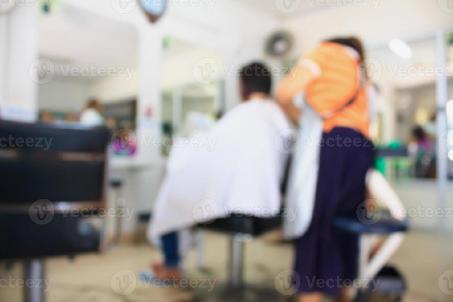 Salon Beauty Interior Blur Hintergrund foto