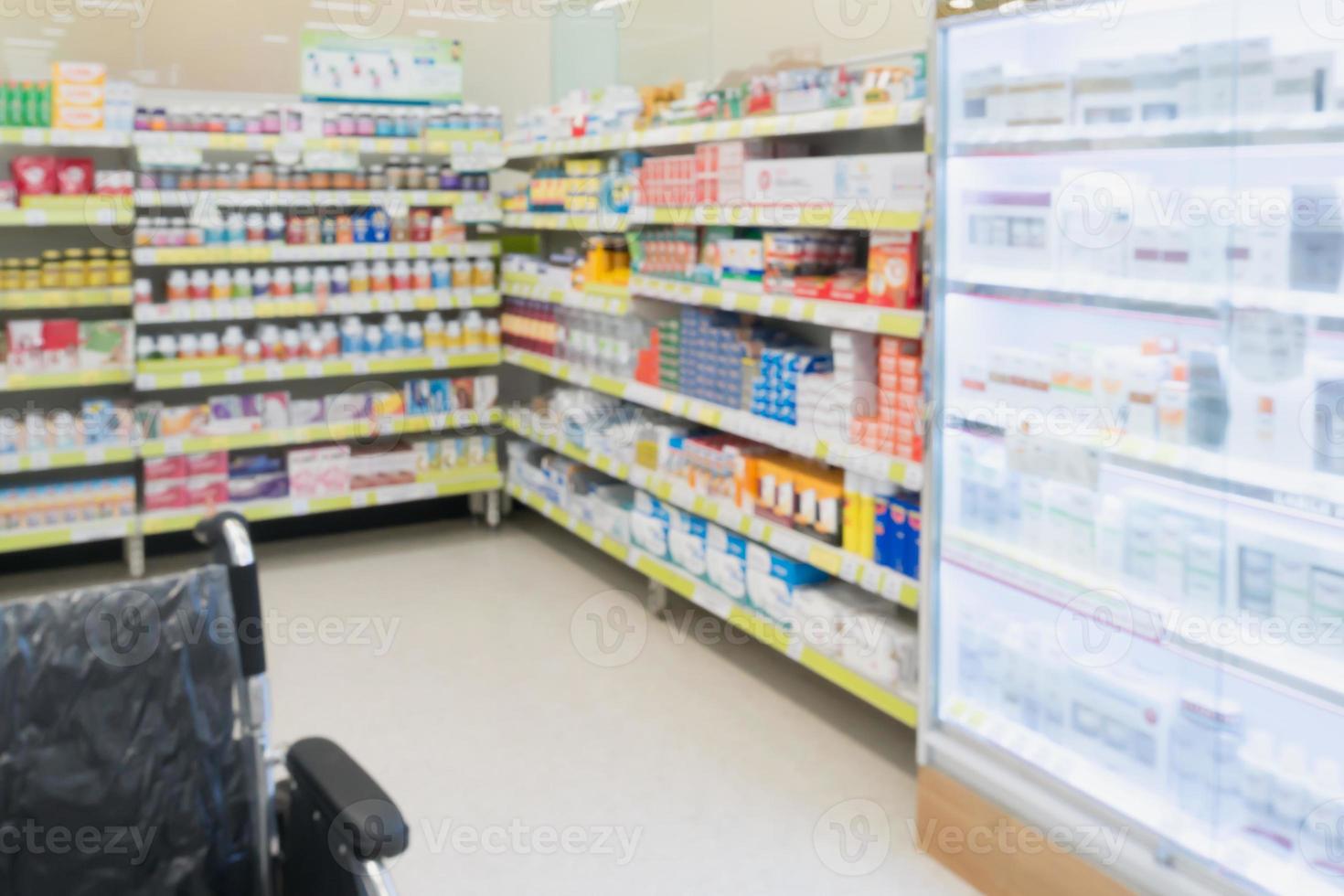 apotheke drogerie shop interieur verwischen hintergrund foto