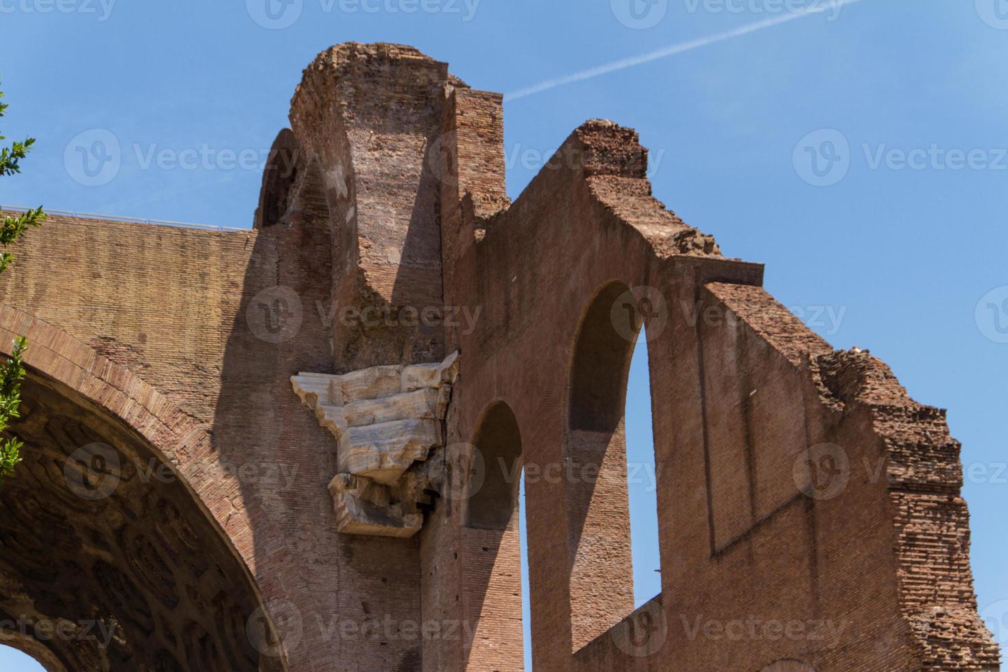 römische ruinen in rom, forum foto
