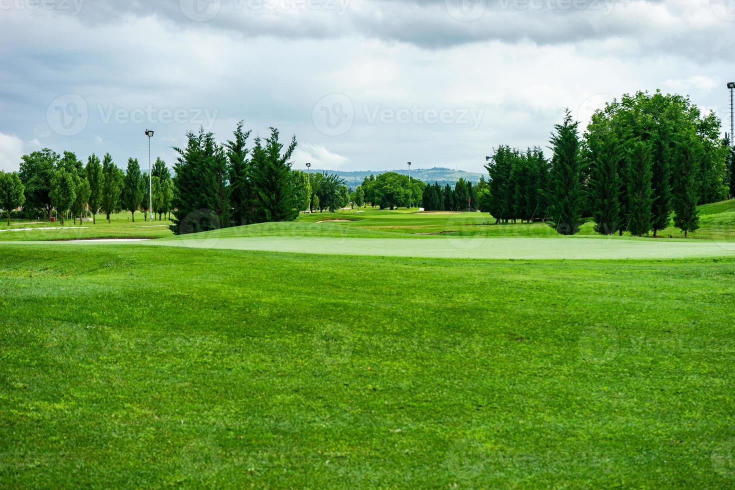 Golfwiese in Kachetien, Georgia foto