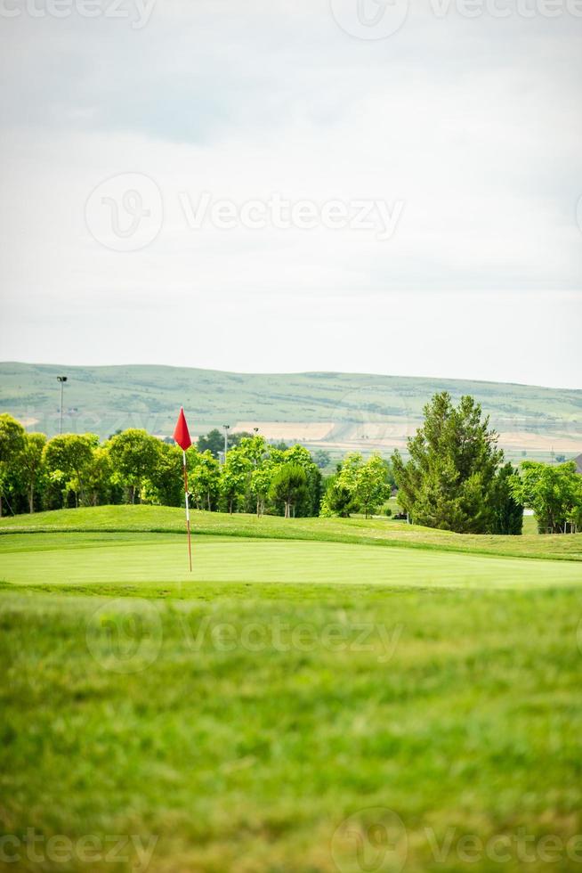 Golfwiese in Kachetien, Georgia foto