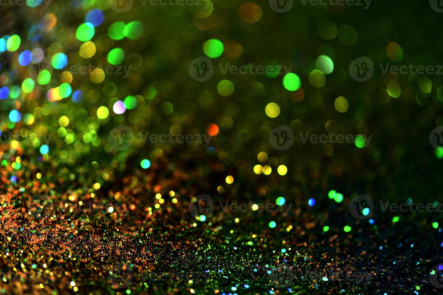 bokeh glitzer bunt verschwommener abstrakter hintergrund für geburtstag, jahrestag, hochzeit, silvester oder weihnachten foto