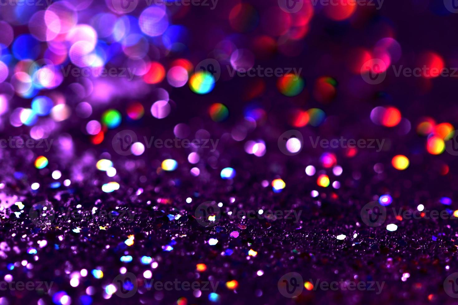 bokeh glitzer bunt verschwommener abstrakter hintergrund für geburtstag, jahrestag, hochzeit, silvester oder weihnachten foto