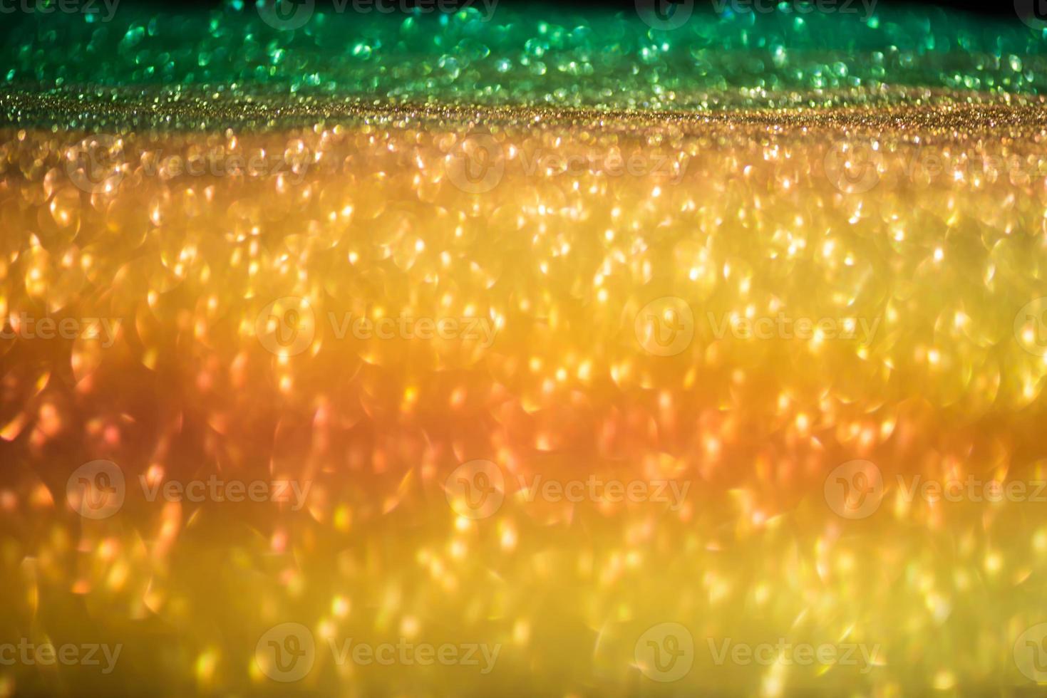 Bokeh-Effekt glitzert bunt verschwommen abstrakter Hintergrund für Geburtstag, Jubiläum, Hochzeit, Silvester oder Weihnachten foto