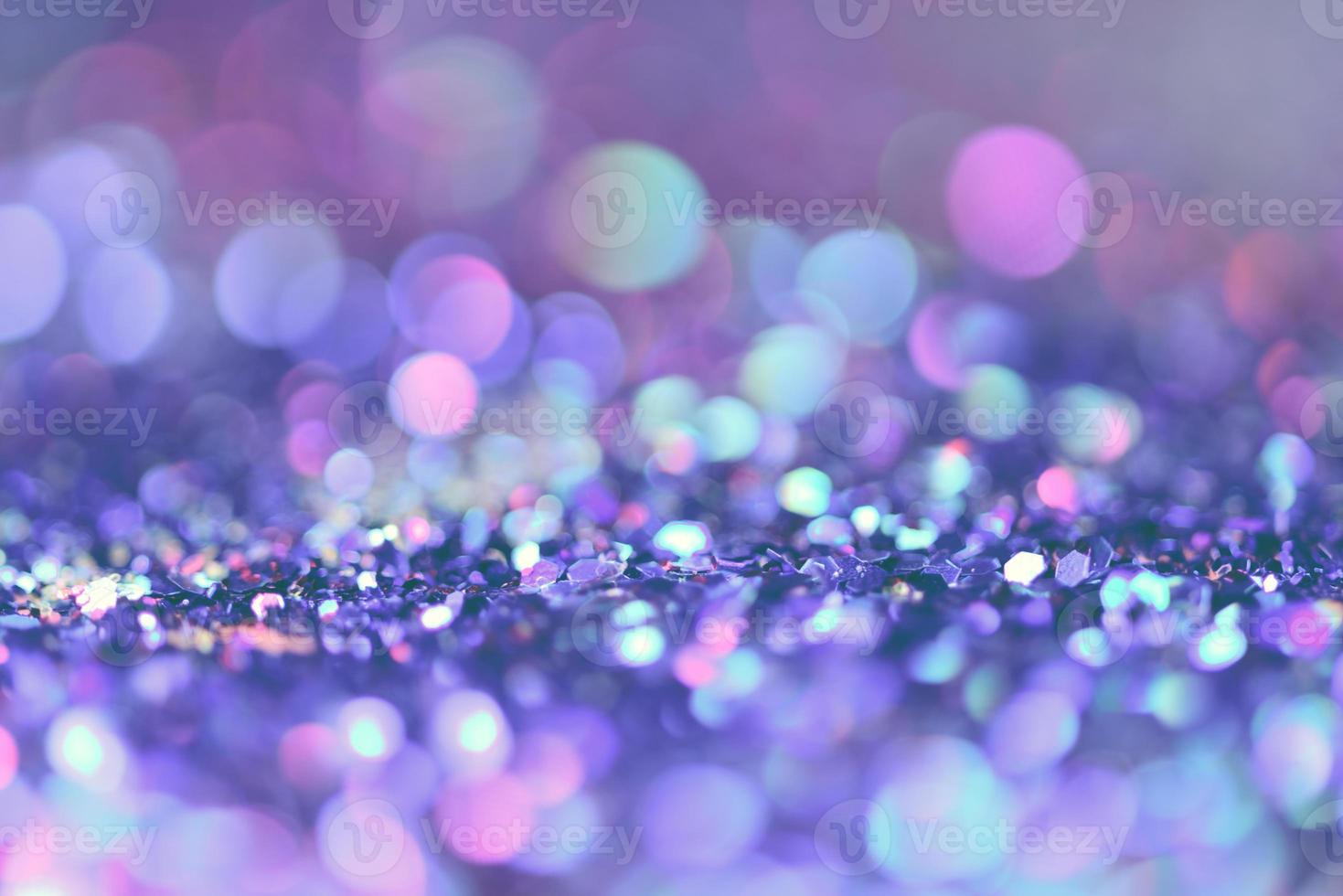 bokeh glitzer bunt verschwommener abstrakter hintergrund für geburtstag, jahrestag, hochzeit, silvester oder weihnachten foto