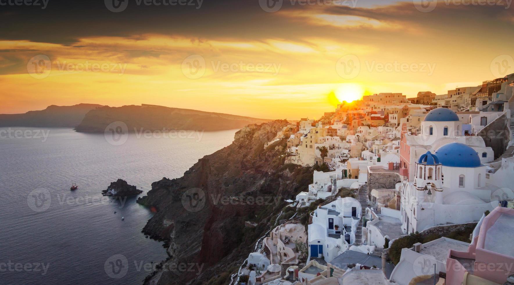 Santorini in Griechenland foto