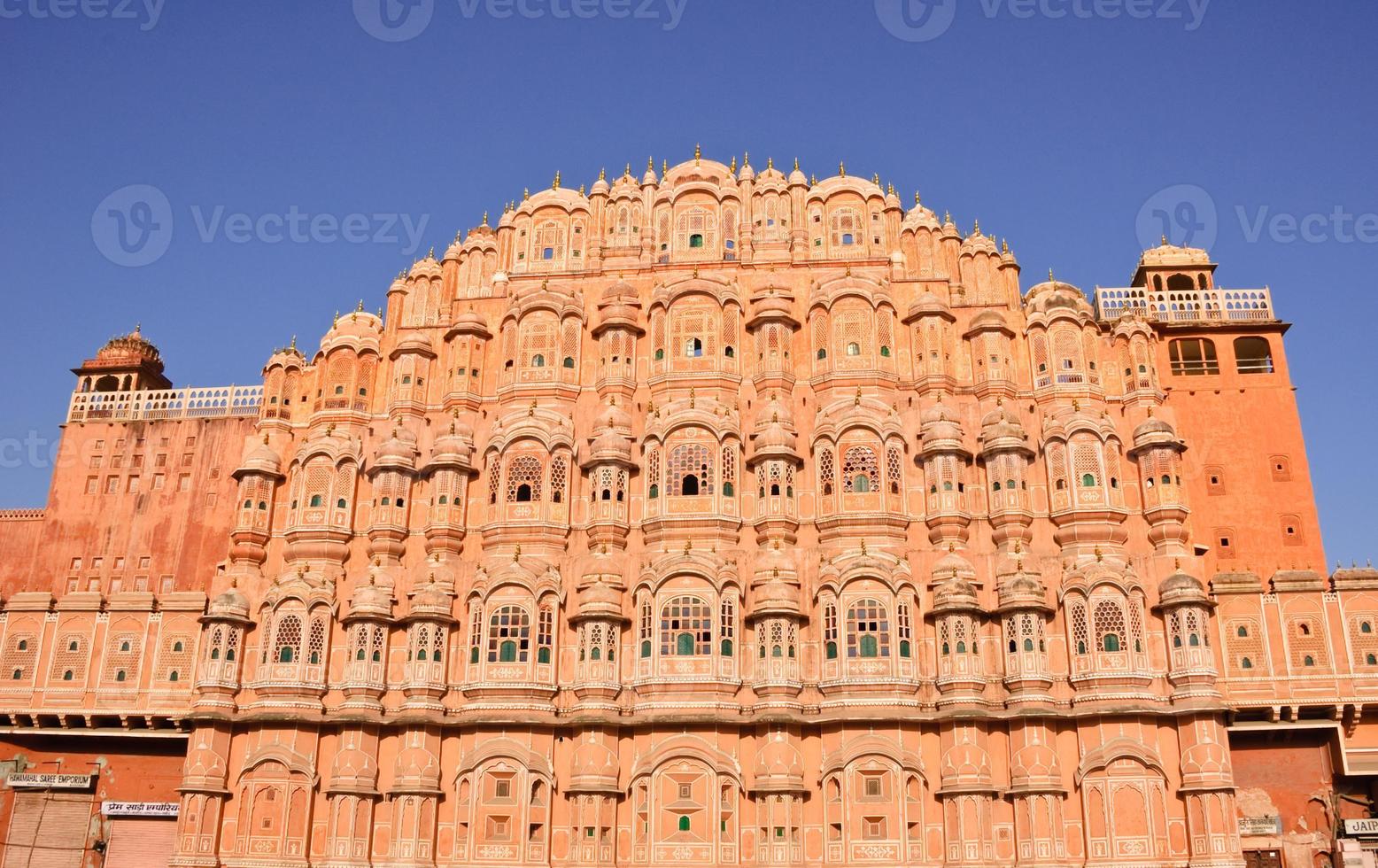 Palast der Winde oder Hawa Mahal in Jaipur, Indien foto