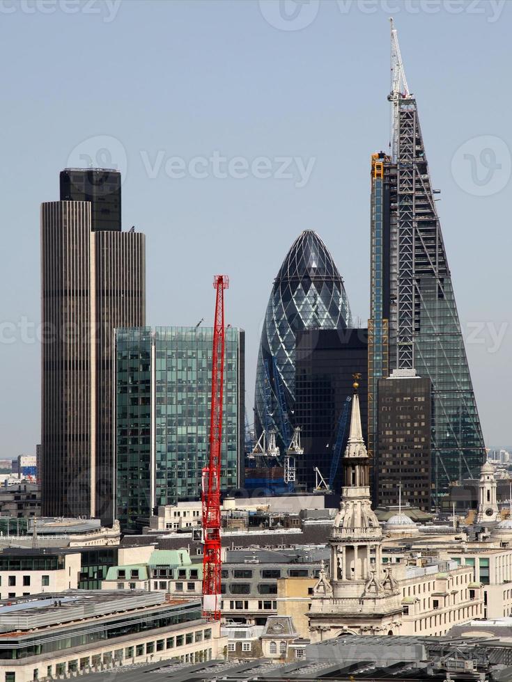 Stadt London eines der führenden Zentren für globale Finanzen foto