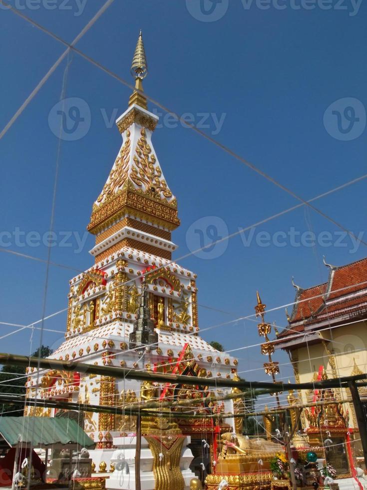 Phra, die Sri Koon Pagode in Nakhon Phanom, Thailand foto
