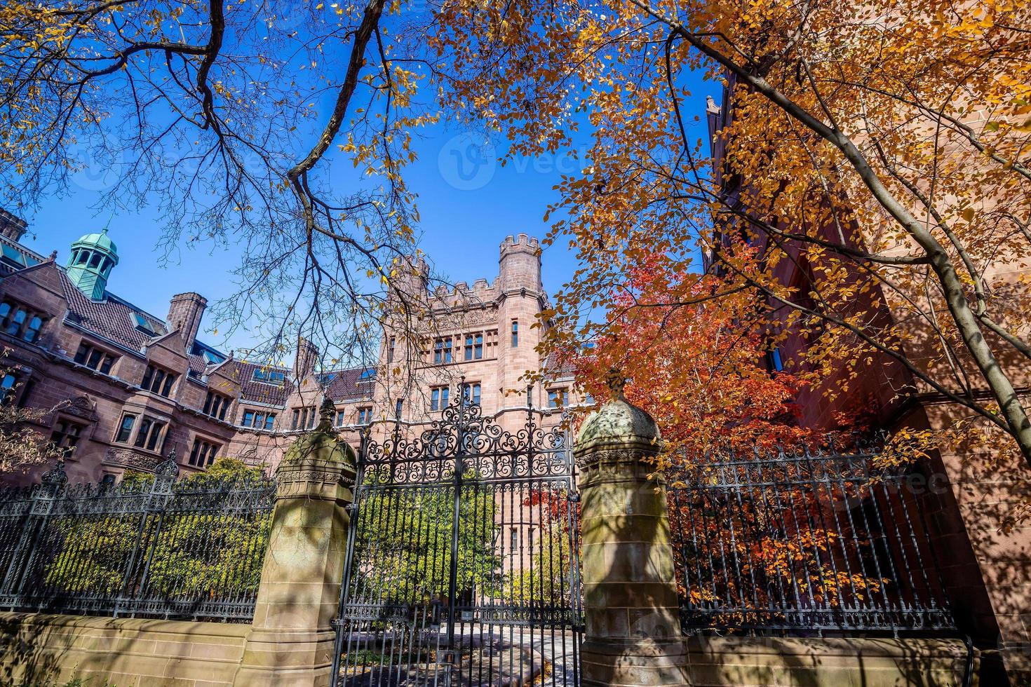 New Haven City Downtown Skyline Stadtbild von Connecticut, USA foto