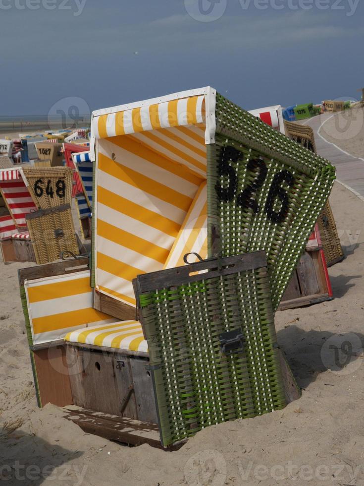 Insel Langeoog in Deutschland foto