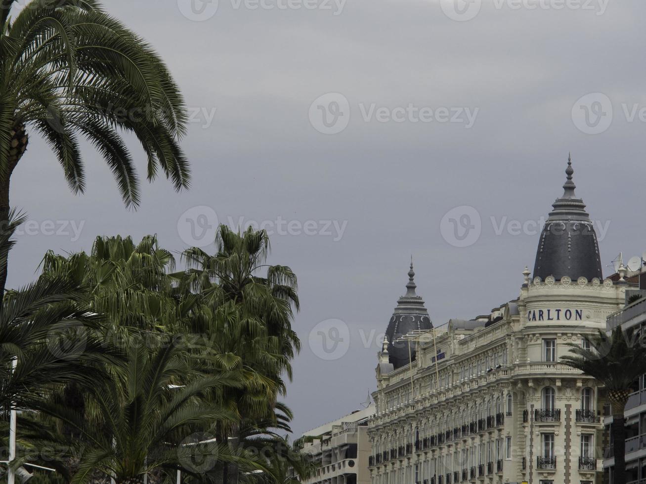 die stadt cannes in frankreich foto