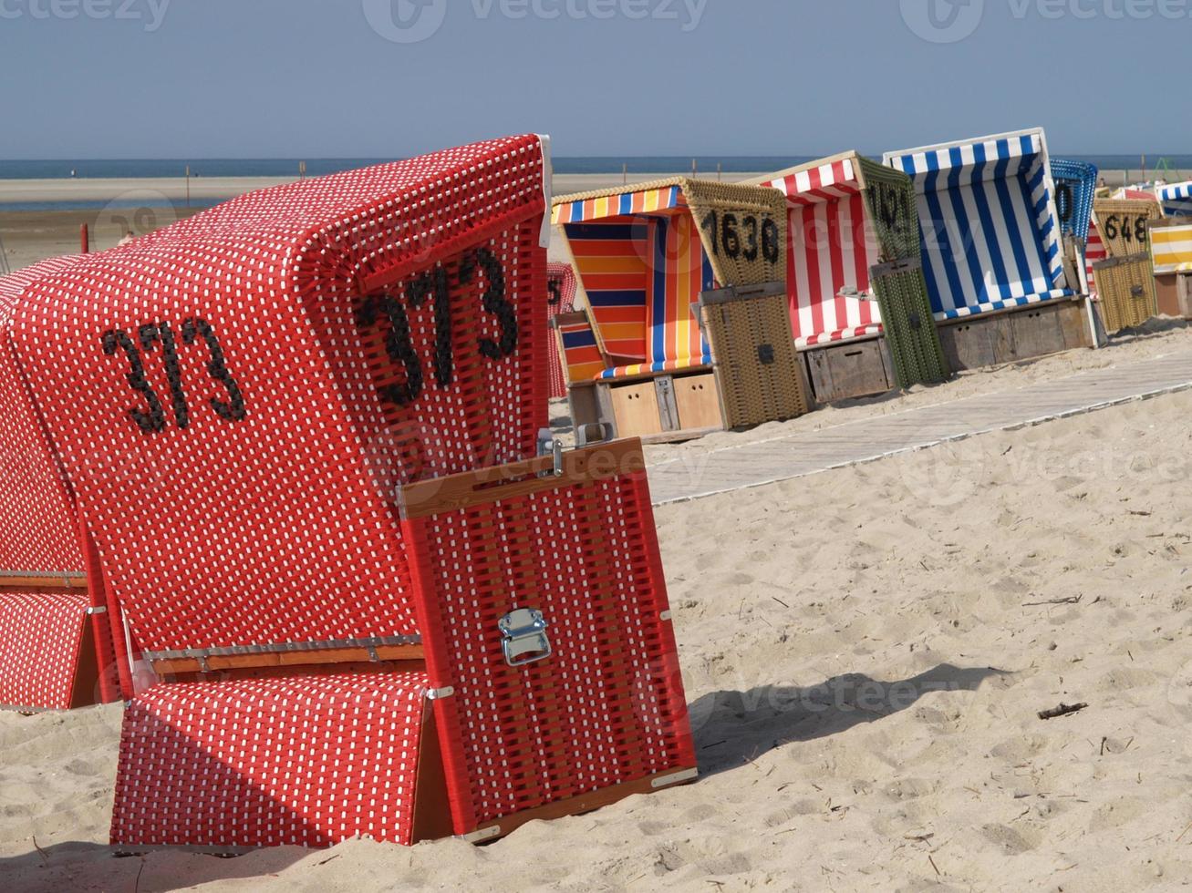 Insel Langeoog in Deutschland foto