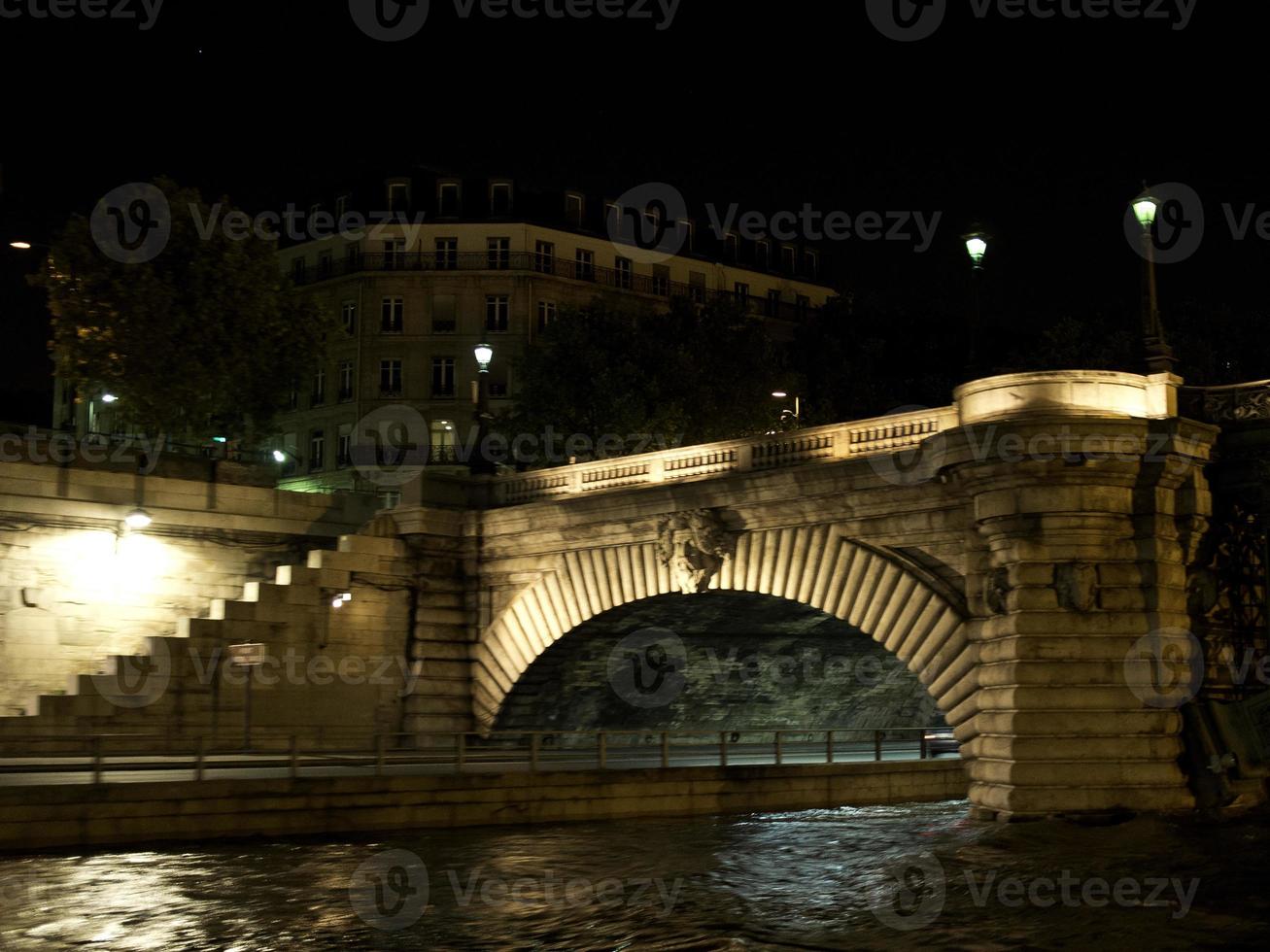 Paris in der Nacht foto