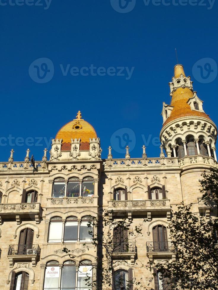 die Stadt Barcelona in Spanien foto