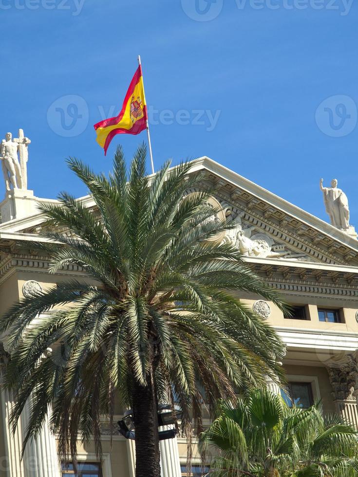 die Stadt Barcelona in Spanien foto