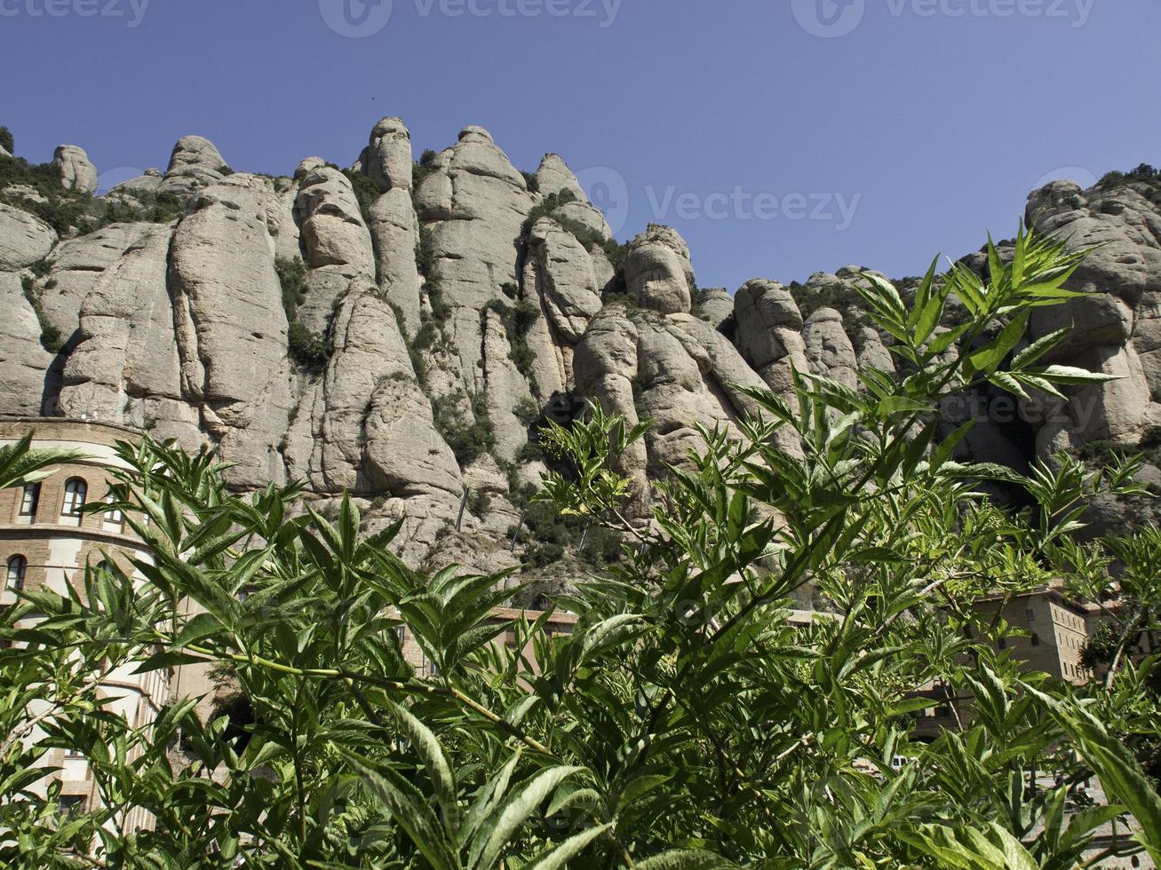 Kloster Montserrat in Spanien foto