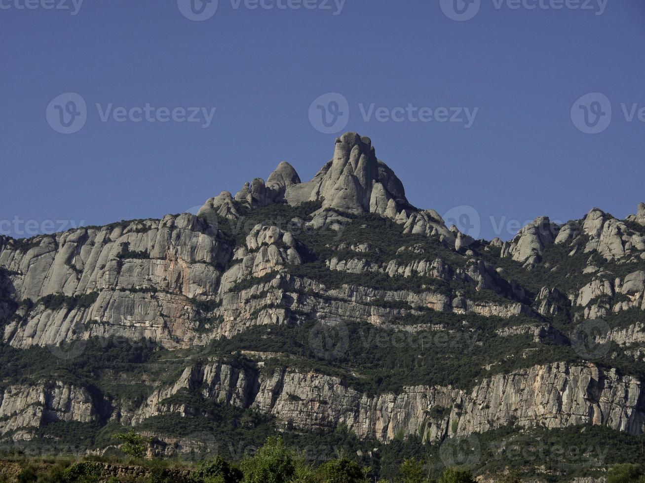 Kloster Montserrat in Spanien foto