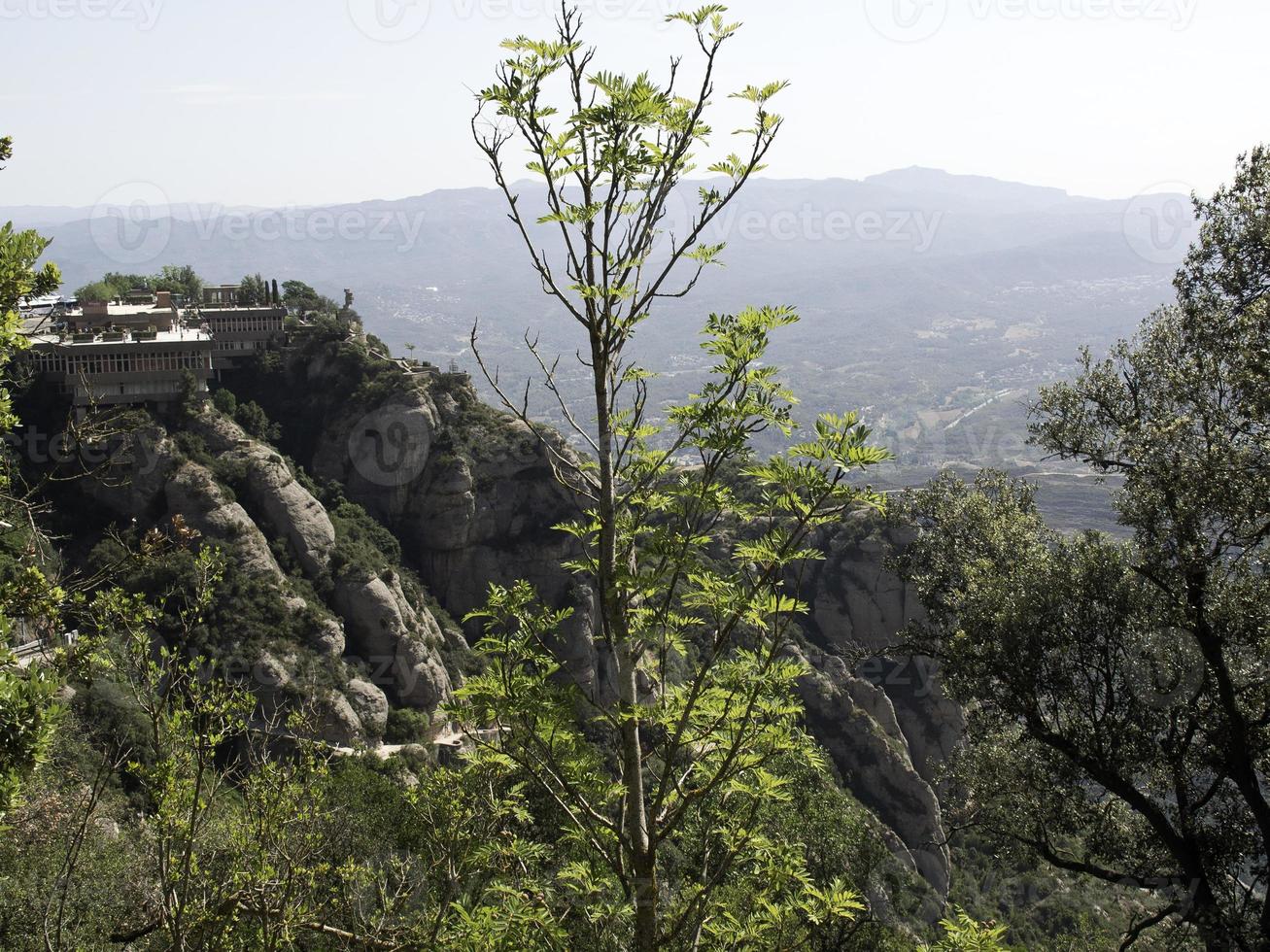 Kloster Montserrat in Spanien foto