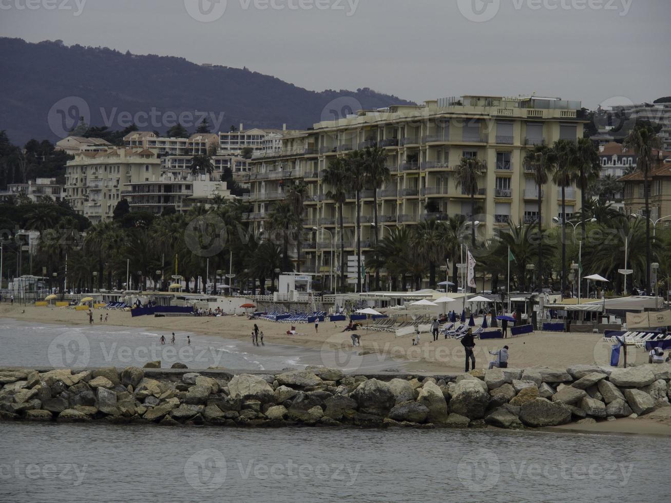 die stadt cannes in frankreich foto