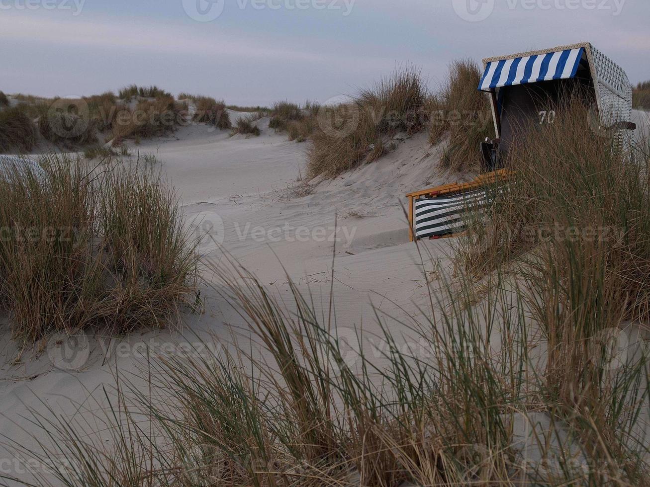 Insel Borkum in Deutschland foto